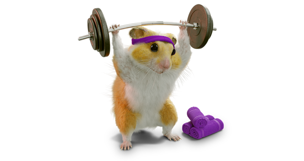 Hamster Weightlifter 1140X600