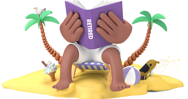Retirement Medium Purple2
